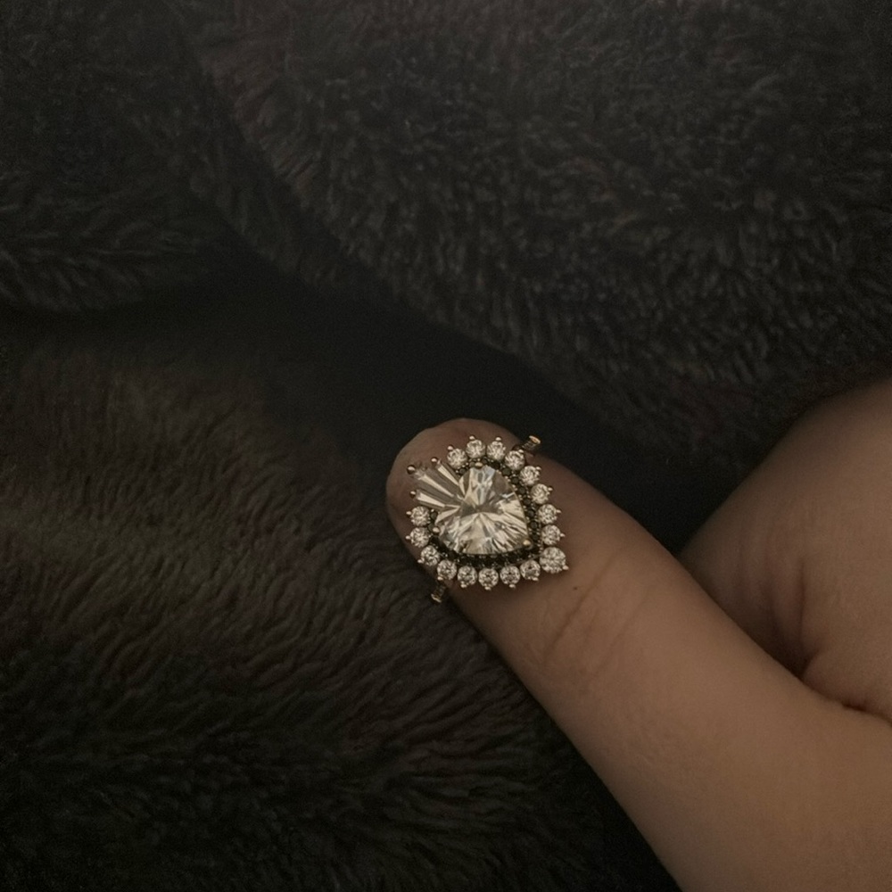 Sacred heart wedding ring